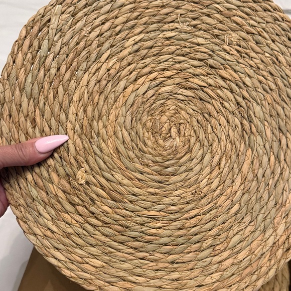 Natural Woven Placemat set of 6 brand new very light not heavy at all - Picture 5 of 8